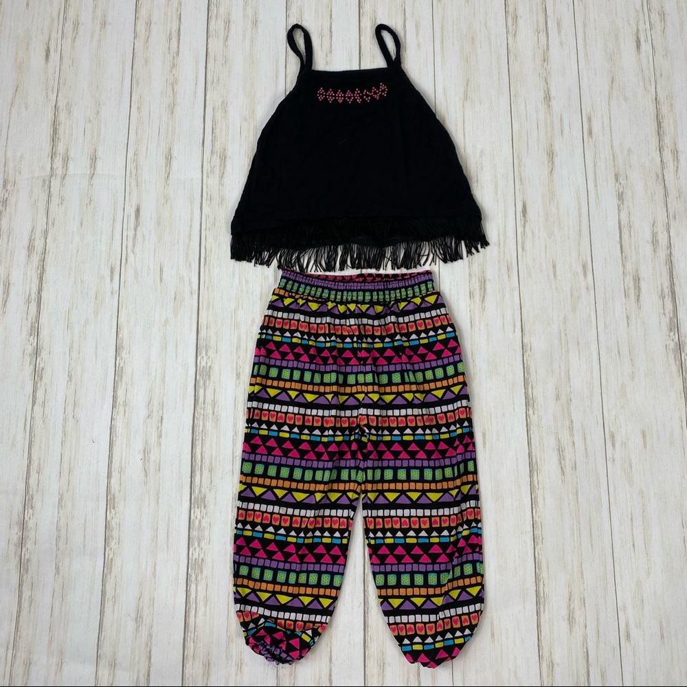 Amy Coe Aztec Boho Fringe Two Piece Set
